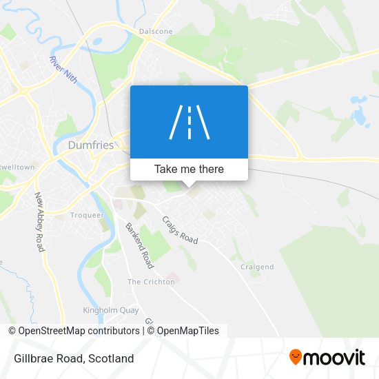 Gillbrae Road map