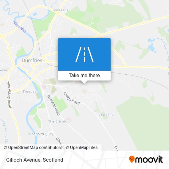 Gilloch Avenue map