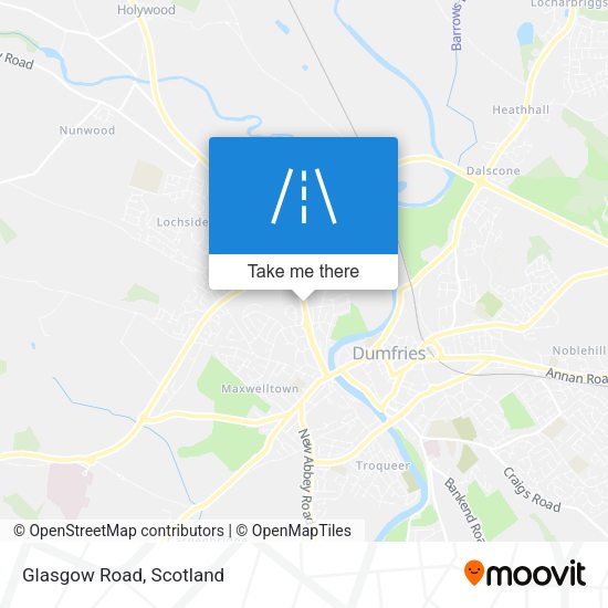 Glasgow Road map