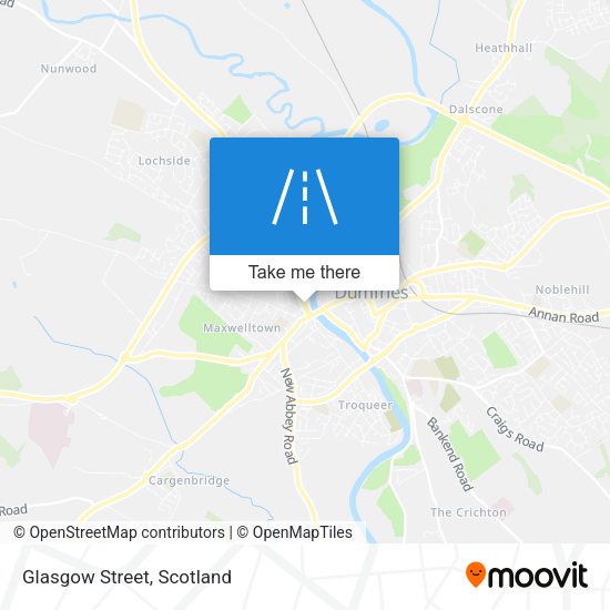 Glasgow Street map