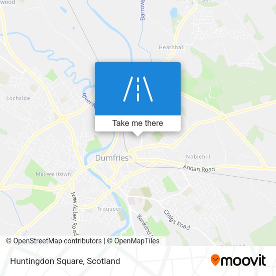 Huntingdon Square map