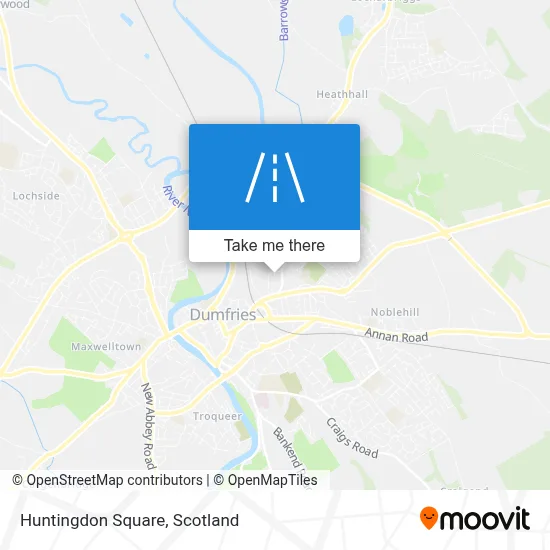 Huntingdon Square map