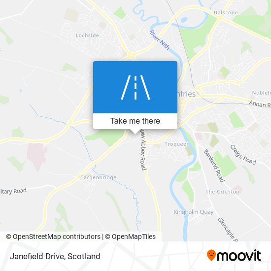 Janefield Drive map