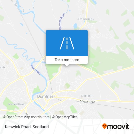 Keswick Road map
