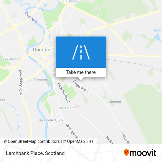 Larchbank Place map