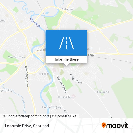 Lochvale Drive map