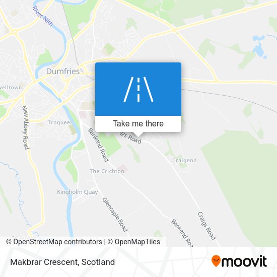 Makbrar Crescent map