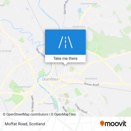 Moffat Road map