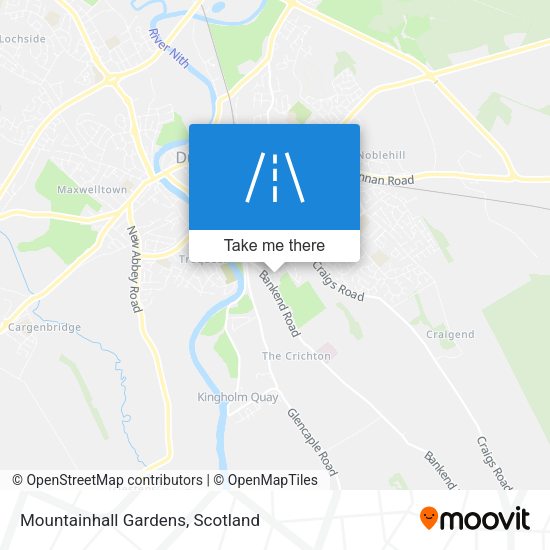 Mountainhall Gardens map