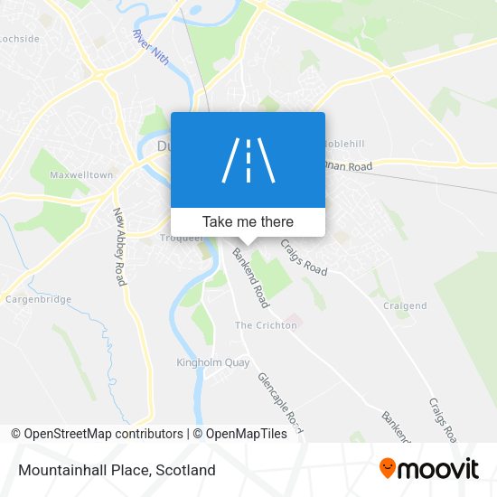 Mountainhall Place map