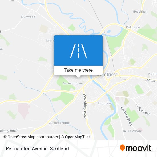 Palmerston Avenue map