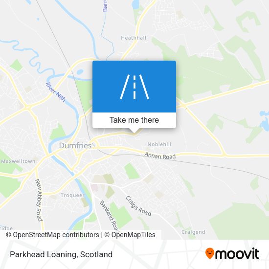 Parkhead Loaning map