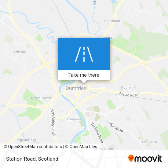 Station Road map