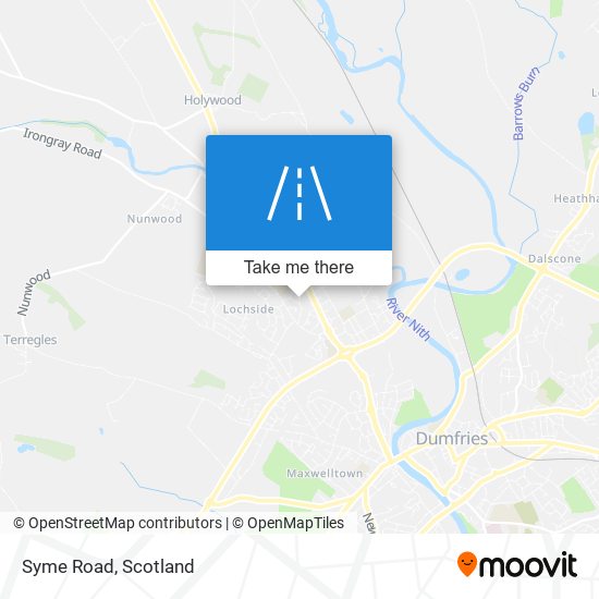 Syme Road map