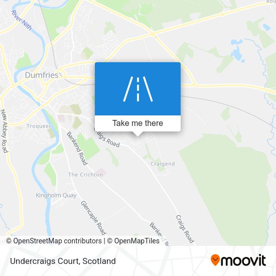 Undercraigs Court map