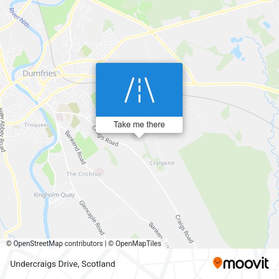 Undercraigs Drive map