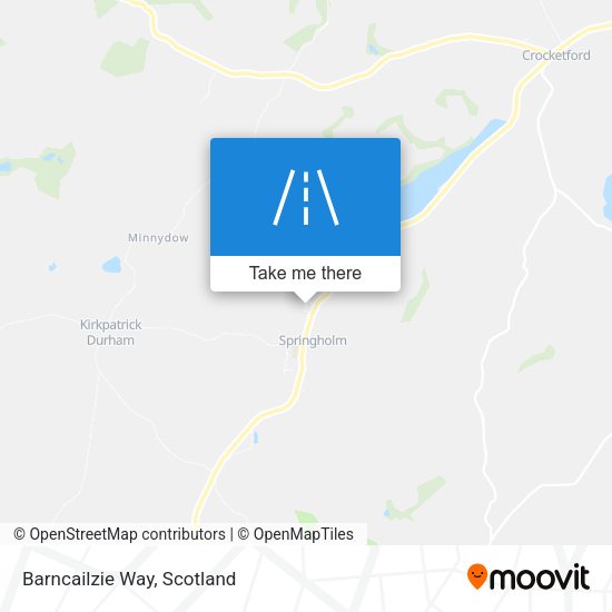 Barncailzie Way map