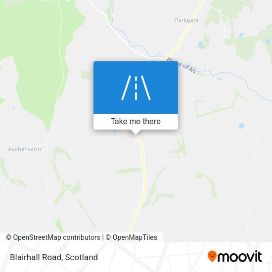 Blairhall Road map