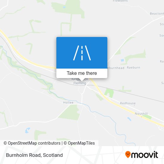 Burnholm Road map