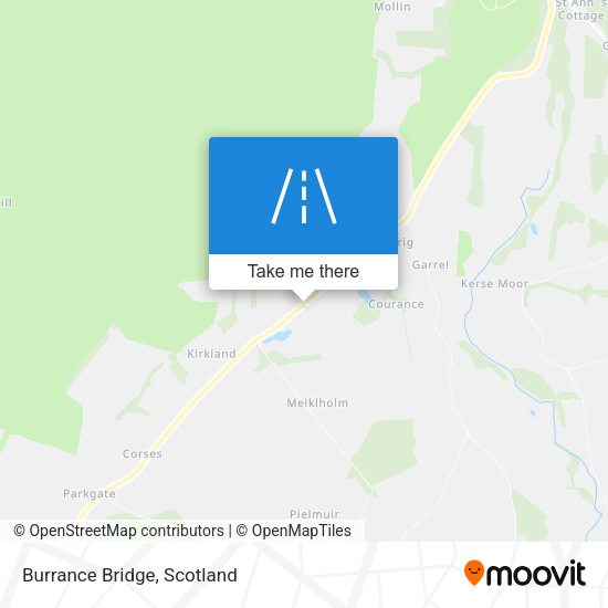 Burrance Bridge map