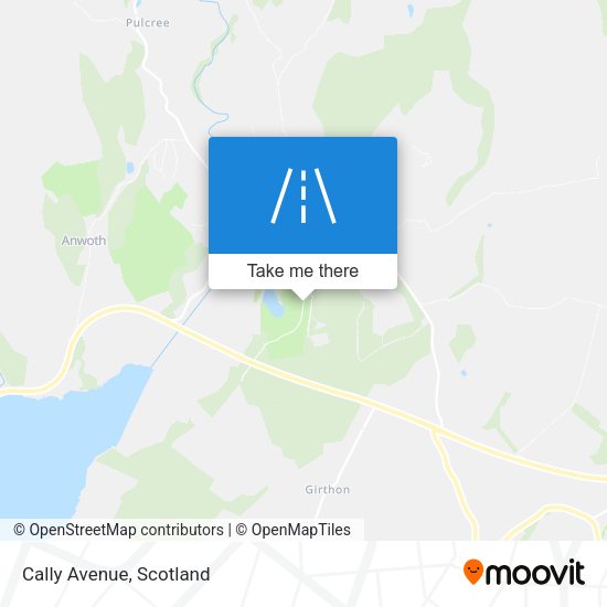 Cally Avenue map