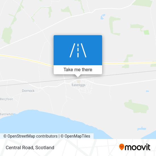 Central Road map
