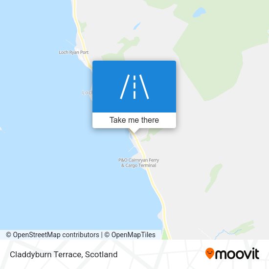 Claddyburn Terrace map