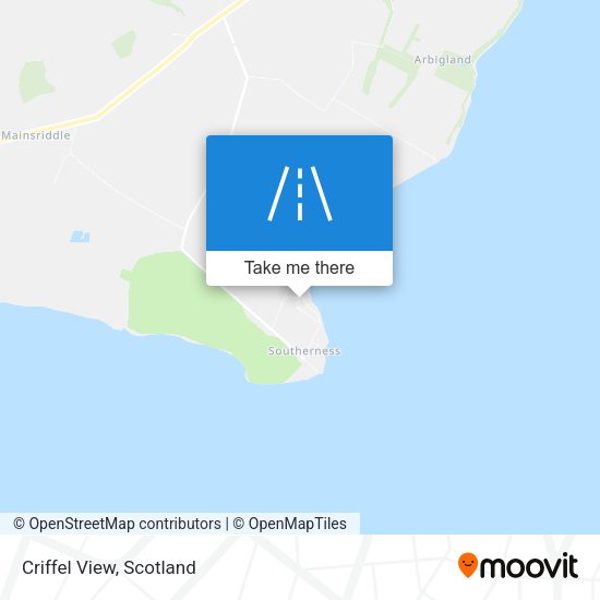 Criffel View map