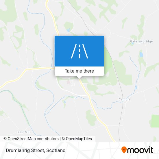Drumlanrig Street map