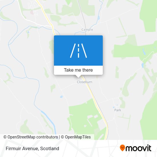 Firmuir Avenue map