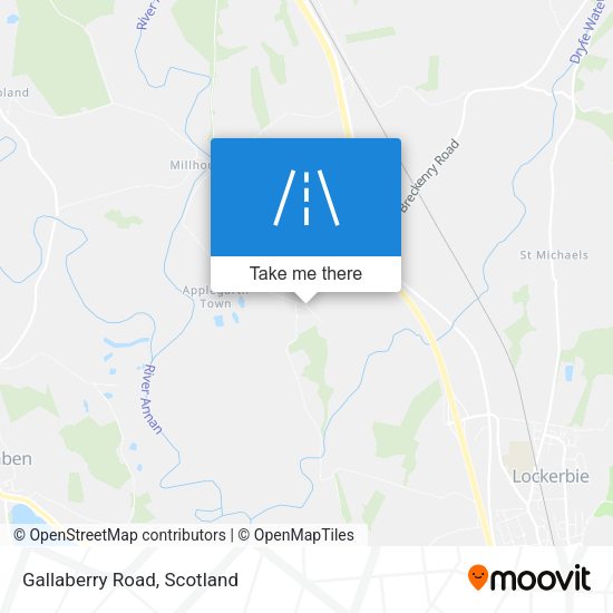 Gallaberry Road map