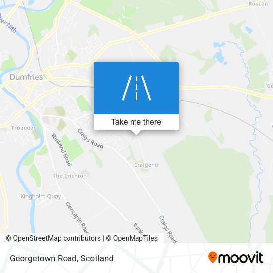Georgetown Road map