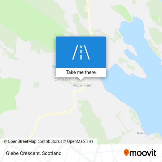 Glebe Crescent map