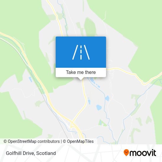 Golfhill Drive map