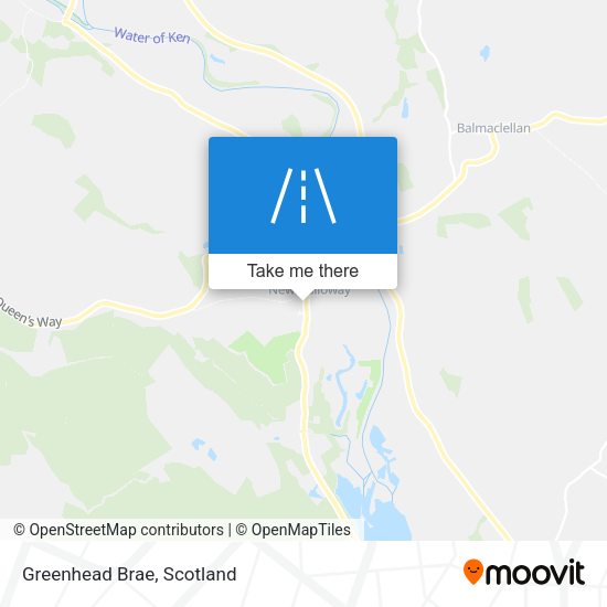 Greenhead Brae map