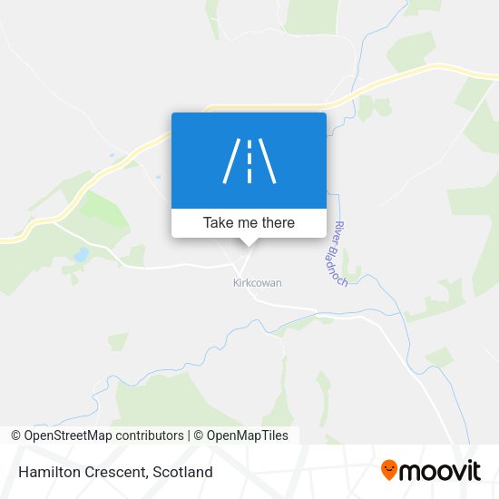 Hamilton Crescent map