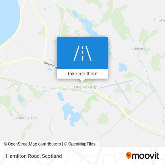 Hamilton Road map