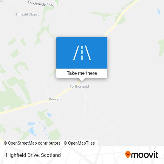 Highfield Drive map