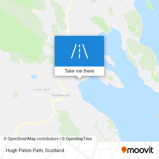 Hugh Paton Path map