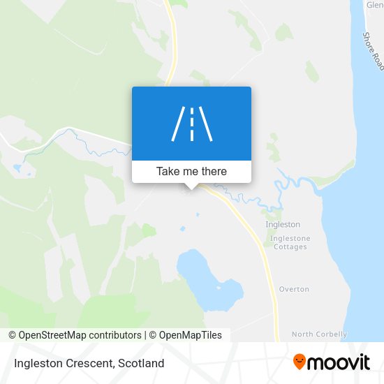 Ingleston Crescent map