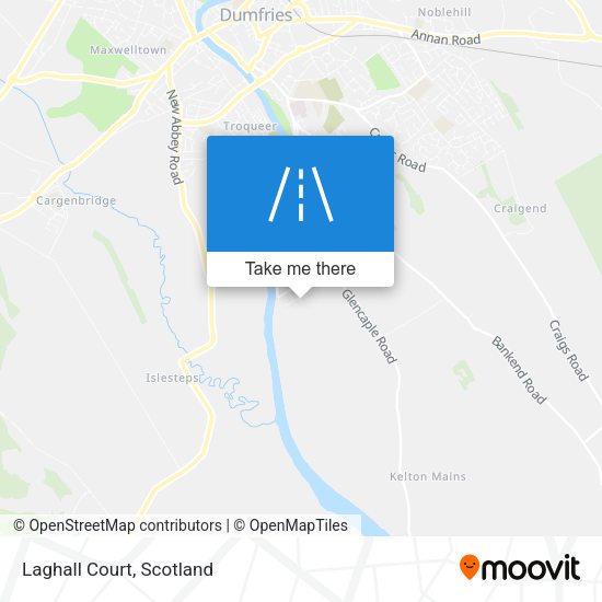 Laghall Court map