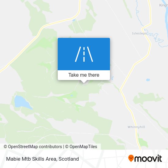 Mabie Mtb Skills Area map