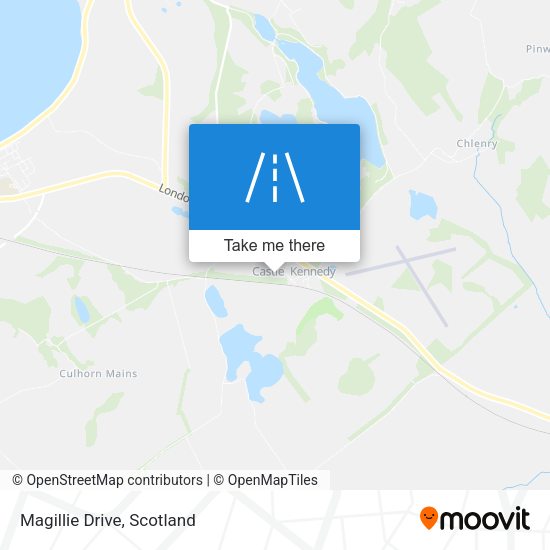 Magillie Drive map