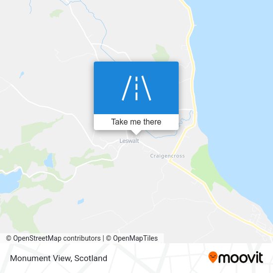 Monument View map