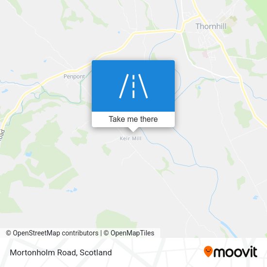 Mortonholm Road map