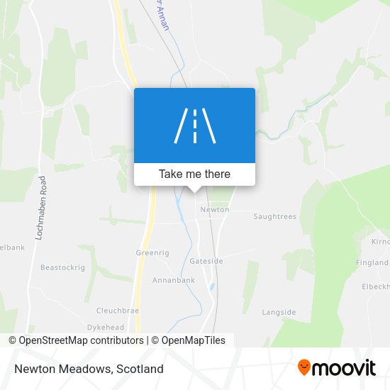 Newton Meadows map