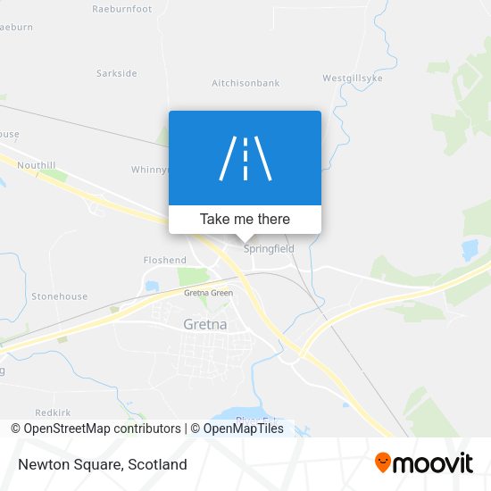 Newton Square map