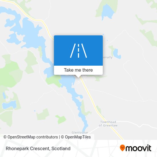 Rhonepark Crescent map
