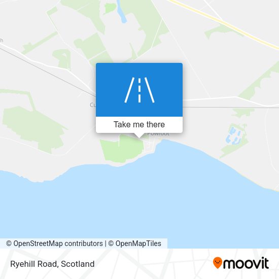 Ryehill Road map