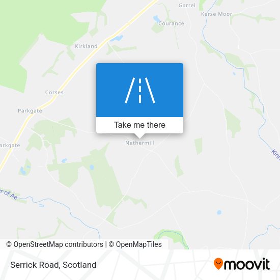 Serrick Road map